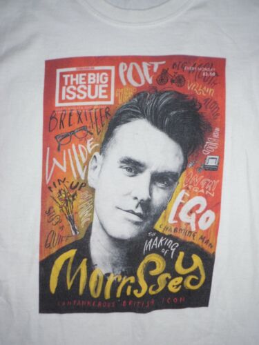 MORRISSEY t-shirt XL British Icon Big Issue Smiths rock alt band punk
