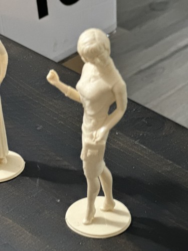 Louis Marx Campus Cuties Set Of 8 Plastic Figures 6" Vintage 1964