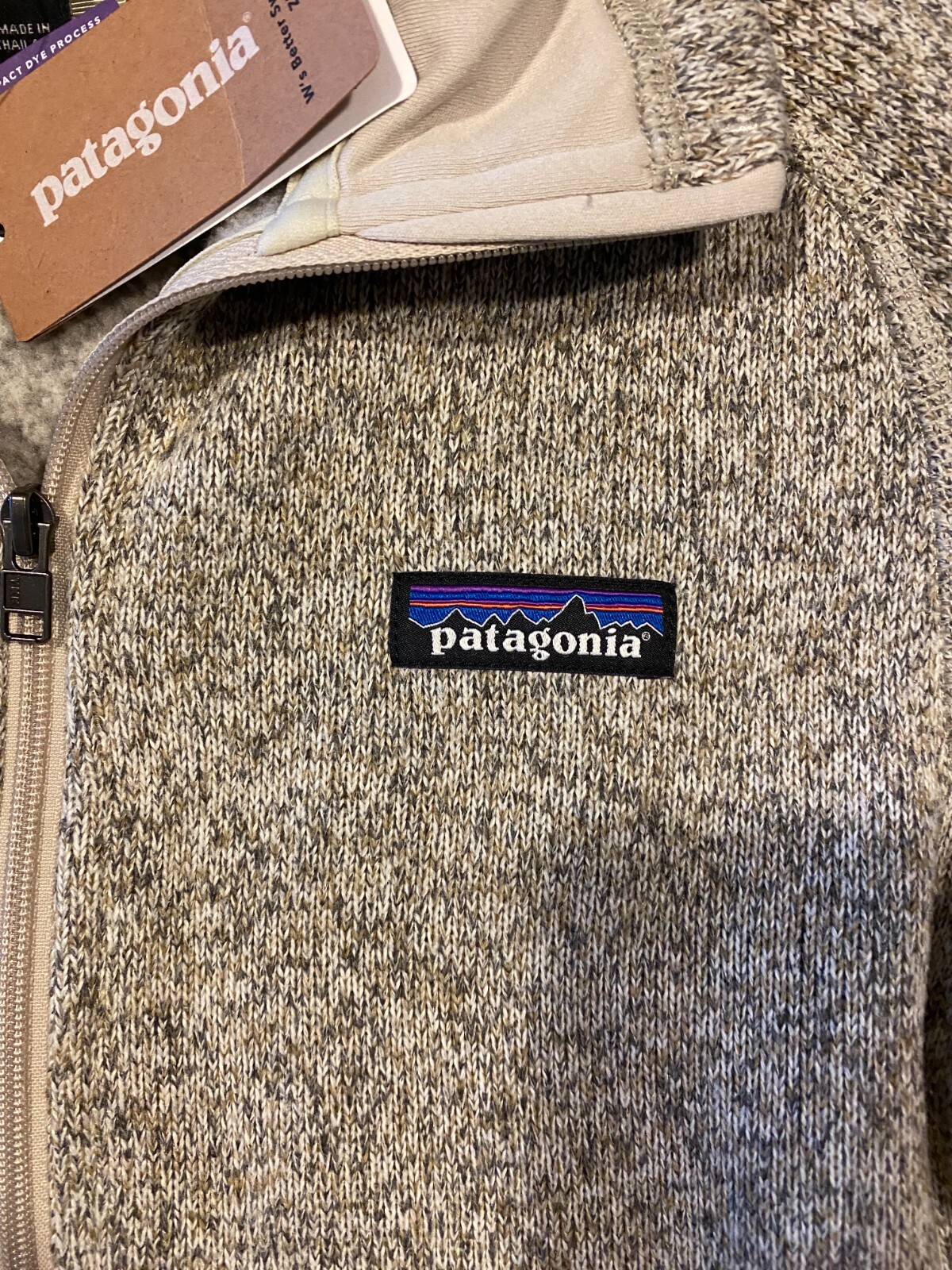 NEW w/ tags Patagonia Women's XS Better Sweater 1/4 Zip Fleece Pelican