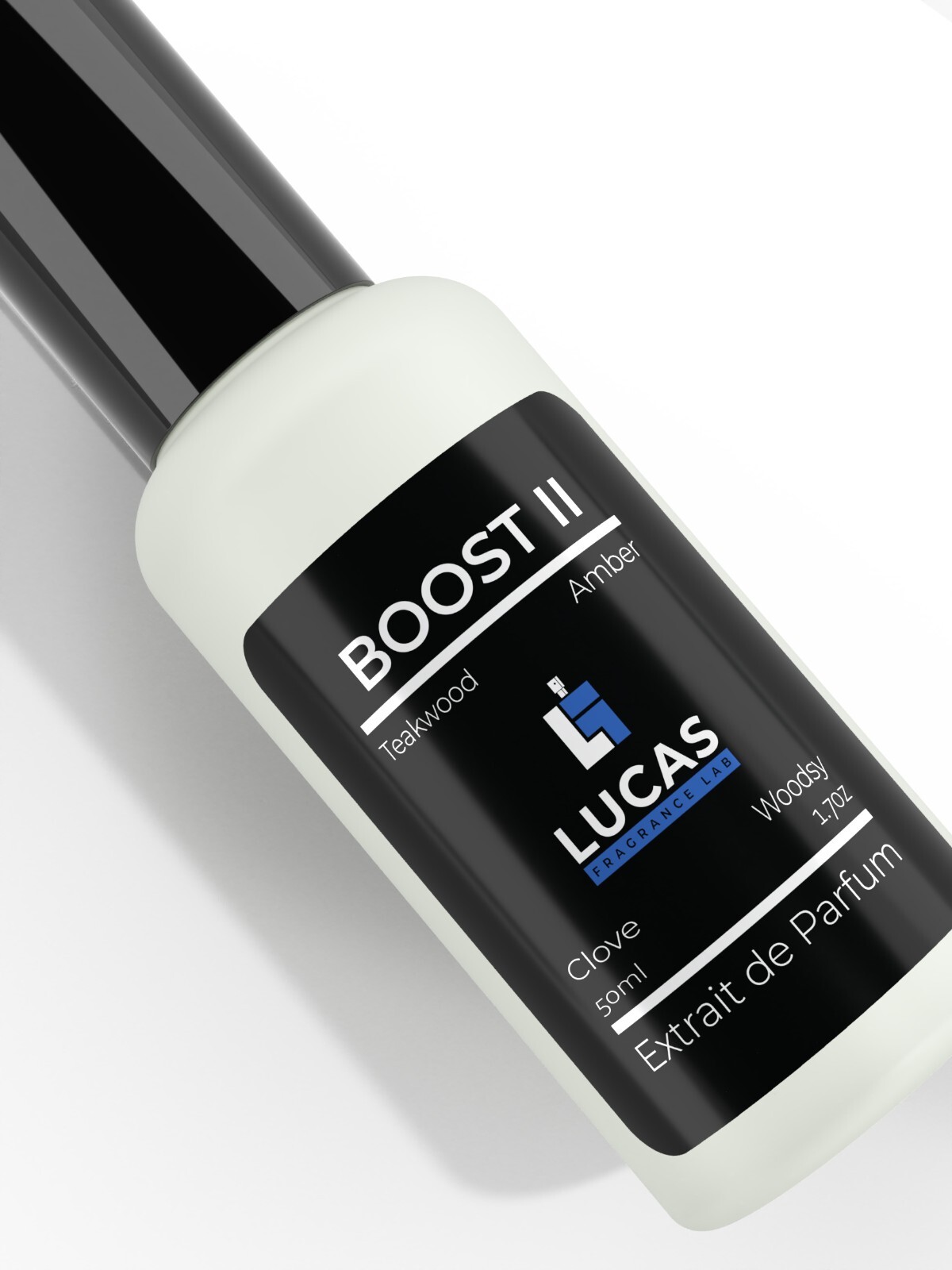 Boost II (Iso E Super + Ambroxan + Javanol) -1.7oz/50ml - Teakwood - Clove
