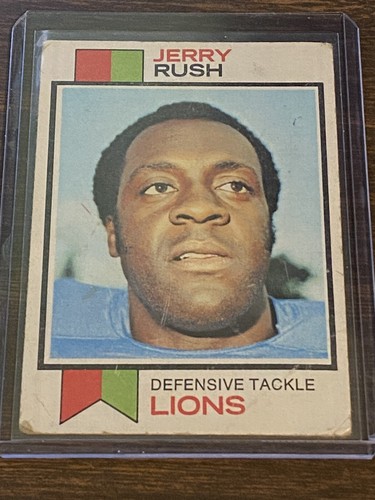 1973 Topps Jerry Rush Detroit Lions Football Card #66 | eBay