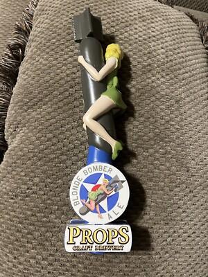 RARE Blonde bomber ale props craft brewing company beer tap handle NEW No Box