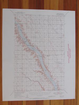 Grano North Dakota 1951 Original Vintage USGS Topo Map