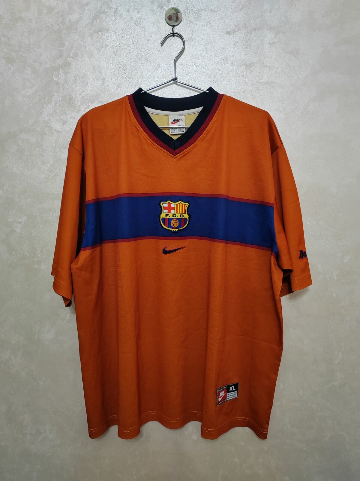 NIKE　1998〜1999 FCバルセロナ　ユニフォーム　アウェイ BARCELONA 1998 1999 2000 AWAY FOOTBALL SHIRT SOCCER JERSEY