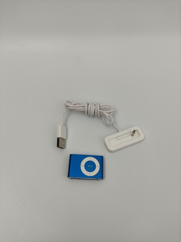 Apple iPod Shuffle 2nd Generation - Blue (1 GB) A1204 With D