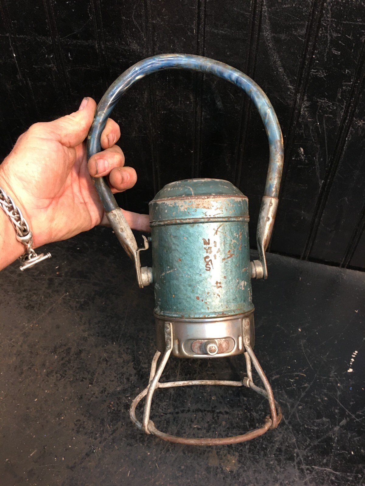 Vintage Railroad Brakeman's Lantern, Star Headlight