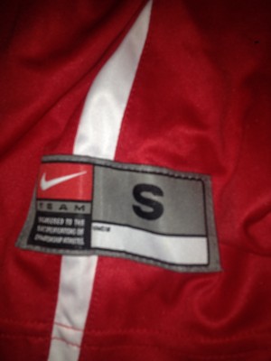 Nike Fit Dry ++ Scarlet ST Mary's Prep Sports Team Shirt +++Adult Small - NWT