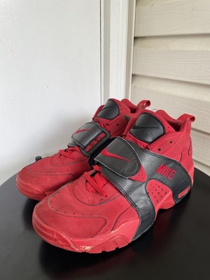 nike air veer premium sneaker shoes black and red 599442 600 us mens size 12 403931384133