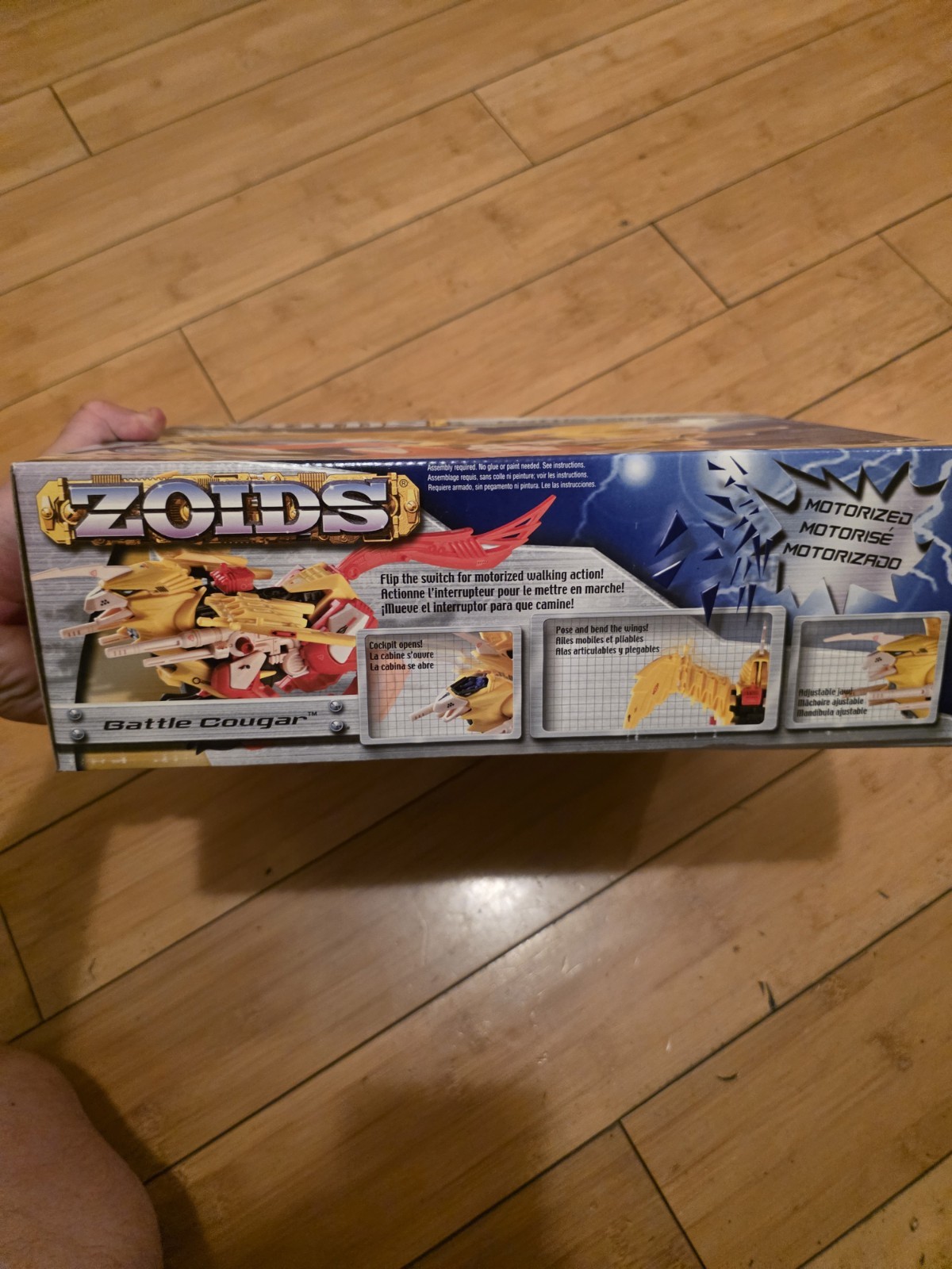 Zoids Battle Cougar #111 Hasbro Model Kit Motorized New In Box Rare 2003 Mint