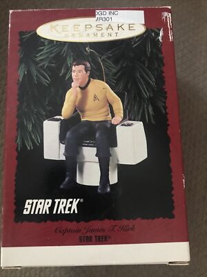 Hallmark Star Trek Cpt. James T. Kirk Christmas Ornament ~NEW!~ MR301