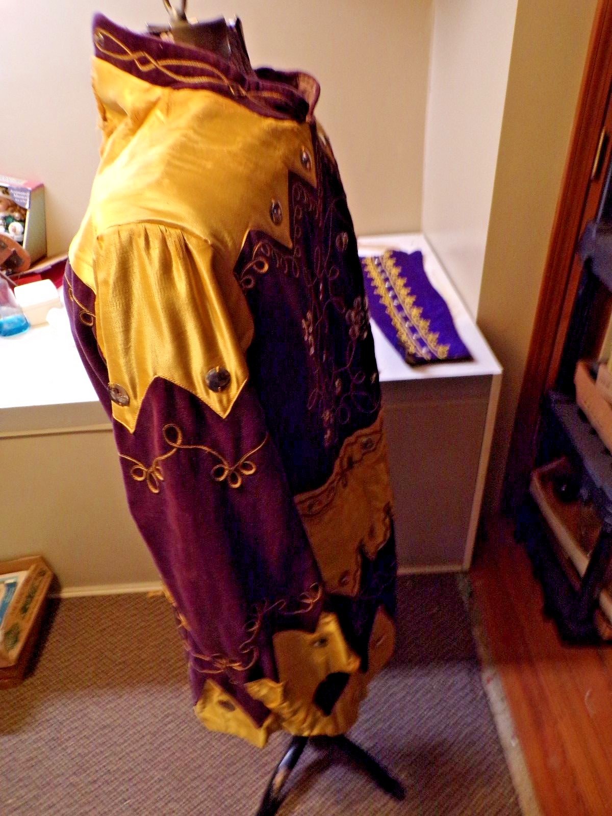 Old Masonic or Oddfellows Lodge Ceremonial Robe Lot G