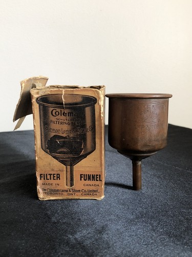 保管品　COLEMAN NO.0 FILTER FUNNELフューエルファネル VINTAGE COLEMAN NO.0 FILTER FUNNEL/ビンテージ コールマン