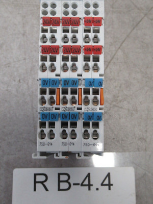 3 x WAGO 750-614 Potentialvervielfältiger 0...230VAC/DC  2-Kanal