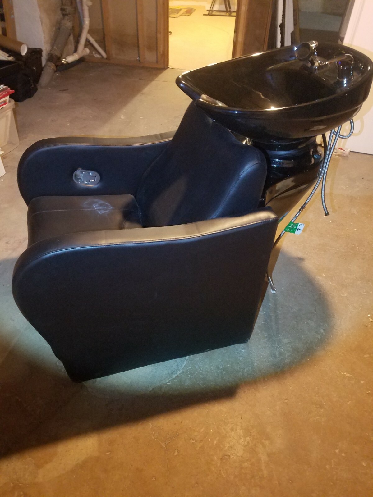 Lexus, TS-8018B, Shampoo Backwash Unit, European Style, Black/Black