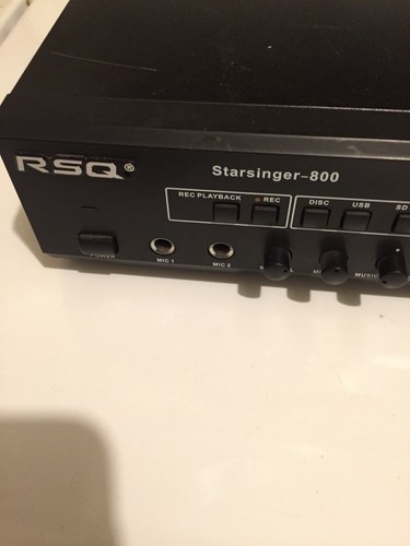 RSQ STARSINGER 800 KARAOKE CD PLAYER MAIN UNIT USED