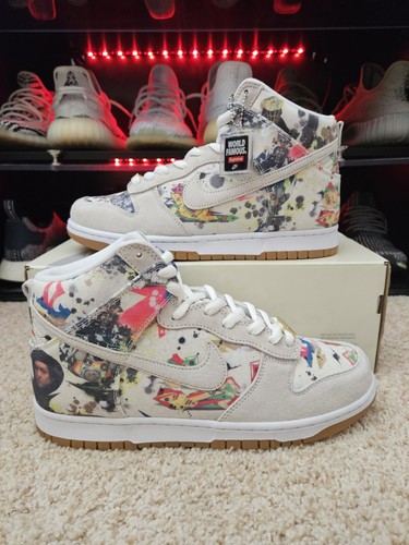 Nike SB Dunk High x Supreme • Rammellzee • Men's US 10.5 Nike SB Dunk High x Supreme • Rammellzee • Men's US 10.5