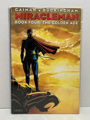 Miracleman Book 4 - The Golden Age Neil Gaiman 1st Print Eclipse Comics TPB