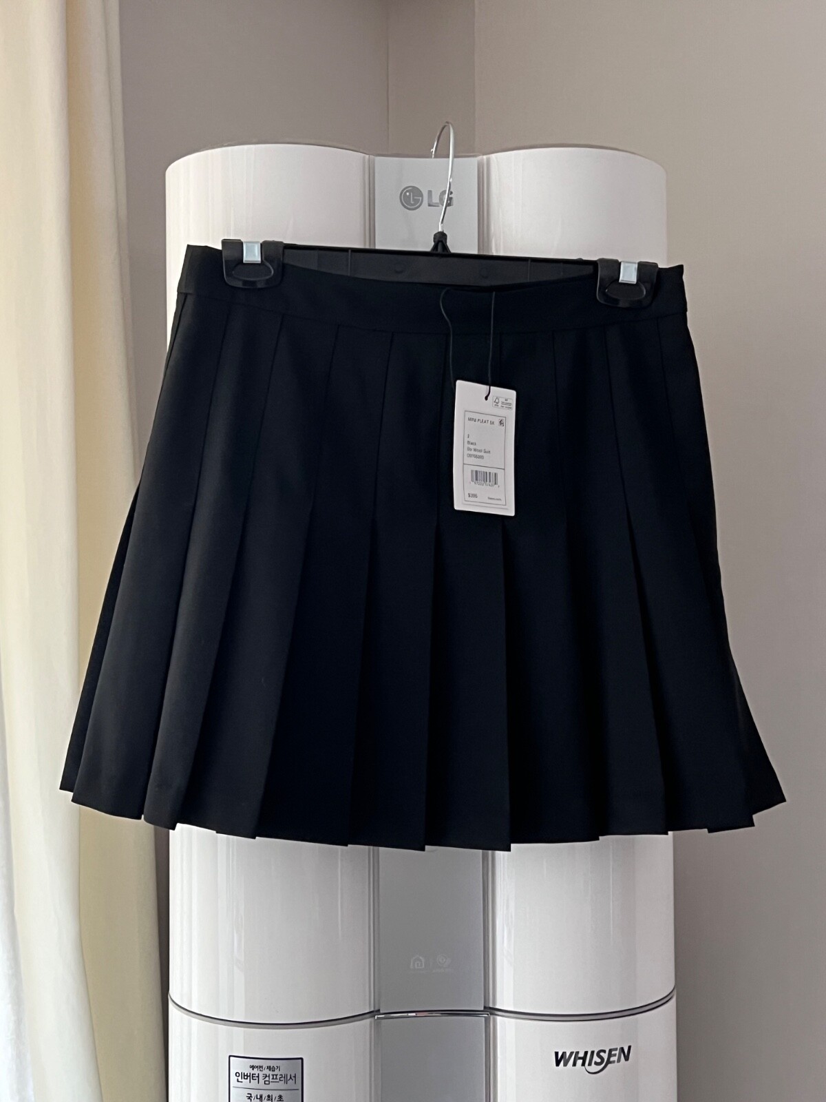 Theory 24fw Pleated Mini Skirt in Stretch Wool-Blend 2 size