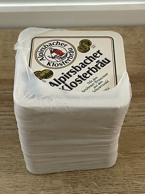 Bierdeckel ALPIRSBACHER KLOSTERBRAU, Germany Vintage Beer Coasters Pack