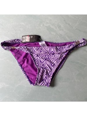 MOSSIMO SUPPLY CO. Женский фиолетовый купальник-бикини с принтом внизу XL