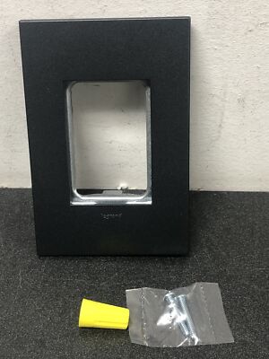 Legrand adorne Plastic 1-Gang Wall Plate - Graphite