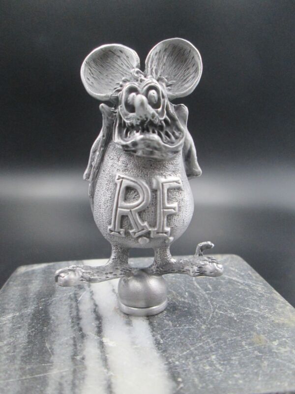 vintage rare  rat fink ed roth ratrod hotrod car hood ornament 
