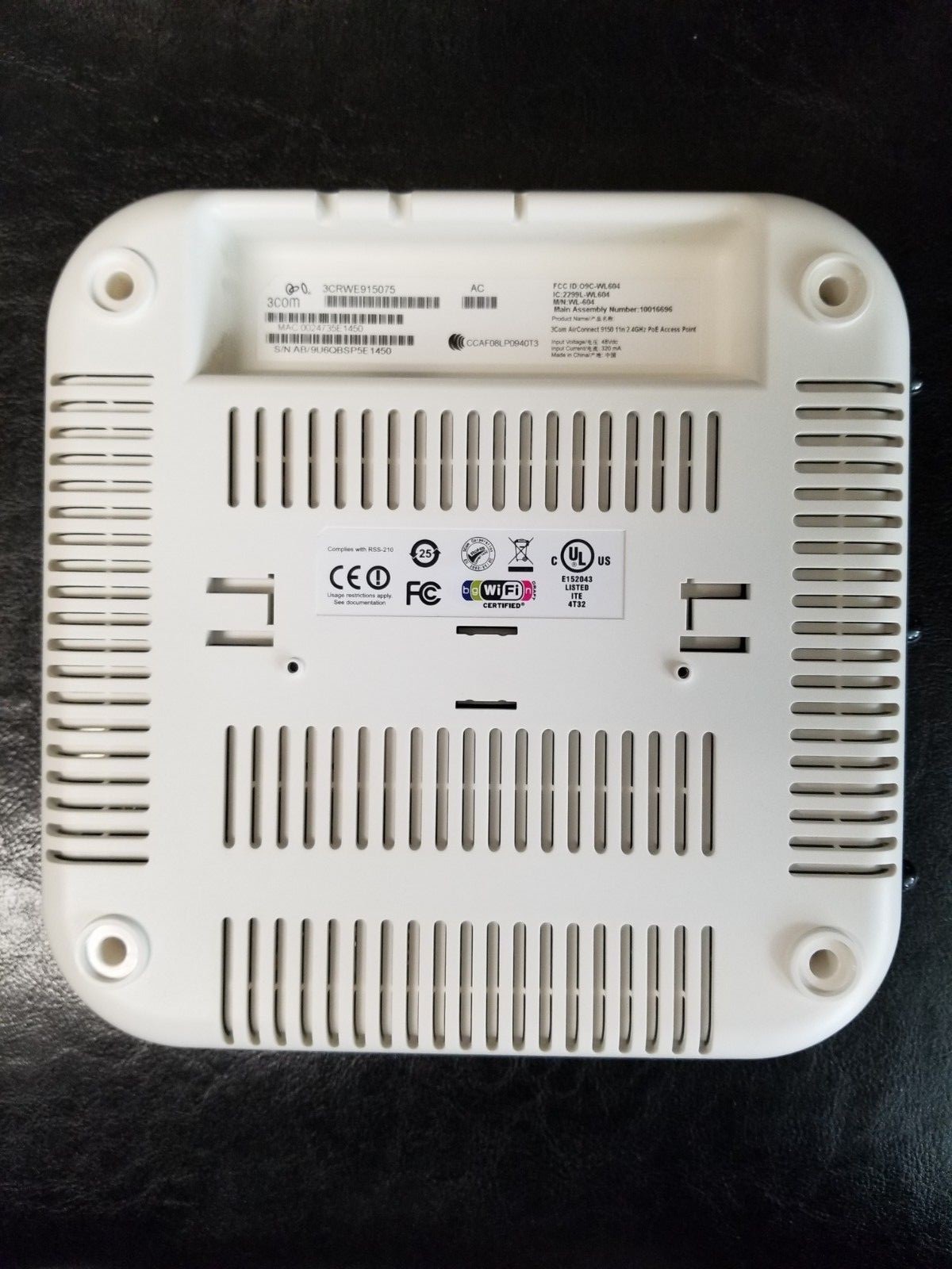 3Com AirConnect 9150 11n 2.4Ghz PoE Access Point, FIT