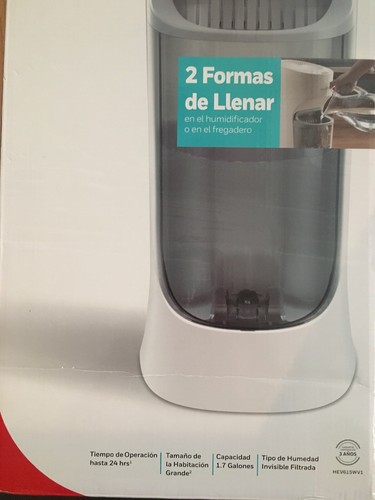 Honeywell Top Fill Tower Humidifier with Humidistat White HEV615W