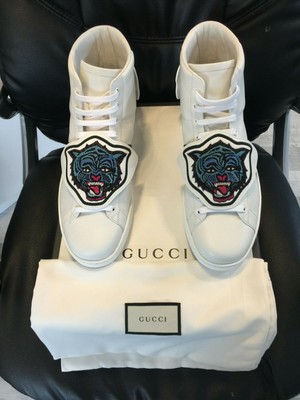 gucci tiger patch shoes