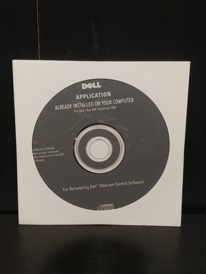 Dell Application For Reinstalling Dell Webcam Central Software CD.
