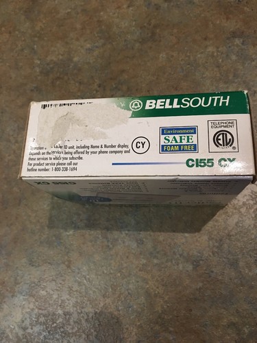 Bellsouth Phone Caller ID CI55-CX Name & Number