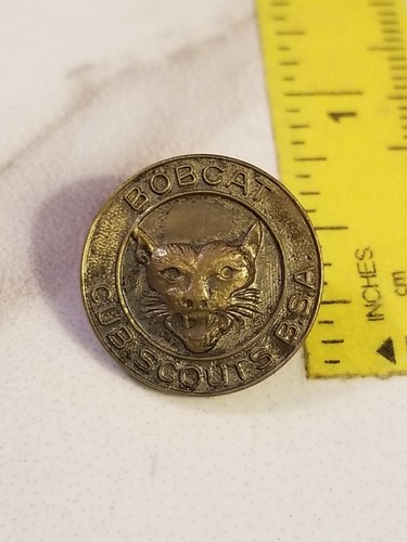 Pin membership Boy Scouts BobCat Cub Scout Bsc Vintage Used