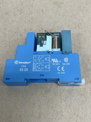 Finder Type 95.05 with  10A, 250V module / Socket- Set Of 10