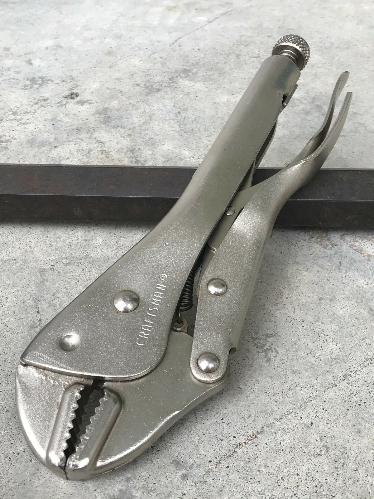 Craftsman Usa Vise Grip Style Straight Jaw Adjustable Locking Pliers