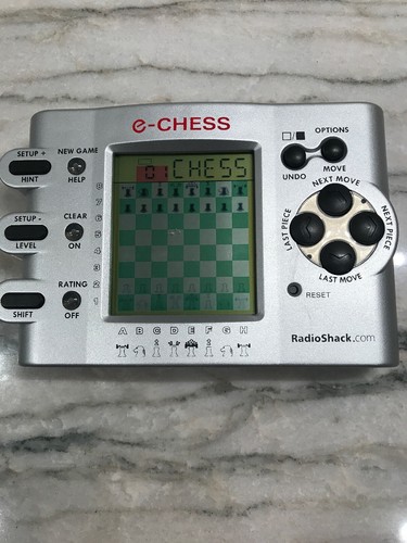 Radio Shack Excalibur Talking E-chess Electronic Handheld Game with box & manual