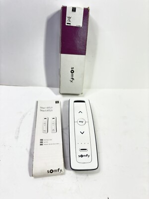 Somfy Situo 5 RTS FCC Pure II White Remote Control Controller 1870575B