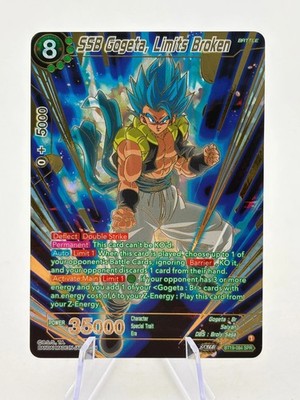 Dragon Ball Super Masters - SSB Gogeta, Limits Broken BT19-084 SPR NM