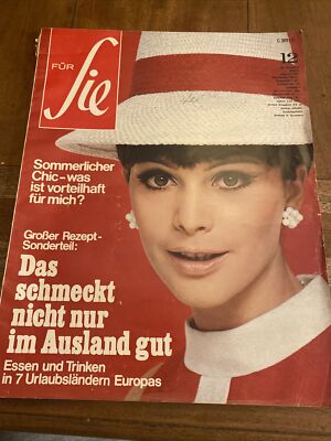 Vintage FUR SIE Fashion Magazine, German VOL 12- 1967