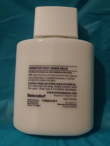 NIVEA FOR MEN Sensitive Post Shave Balm 3.30 oz