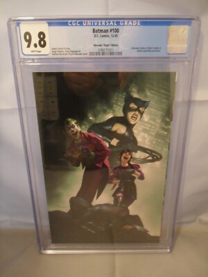 BATMAN #100 CGC 9.8 MIGUEL MERCADO VIRGIN VARIANT DC Comics Unknown Street Level