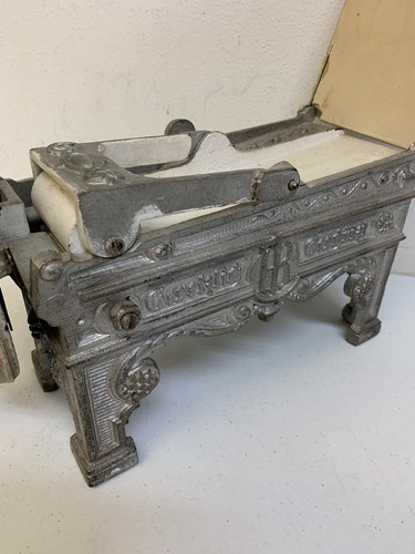 ANTIQUE 1800s GERMAN NOODLE Pasta Cutter Machine Victorian Cast Iron