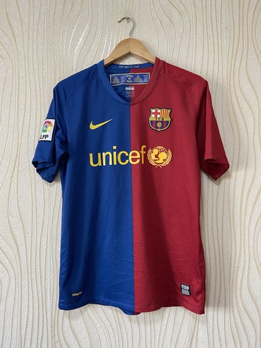 BARCELONA 2008 2009 HOME FOOTBALL SHIRT SOCCER JERSEY NIKE