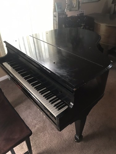 Brambach baby grand piano black