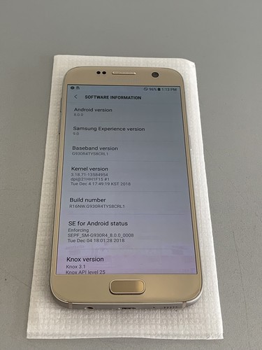 Used - Excellent Samsung Galaxy S7 SM-G930 - 32GB - Gold Platinum(U.S. Cellular)