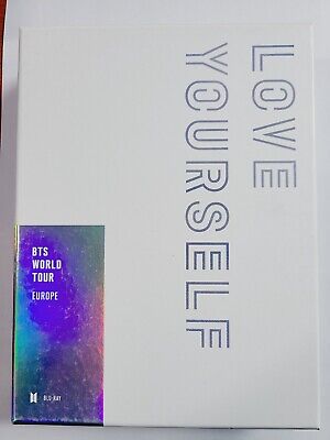 BTS Official Blu-ray Love Yourself Europe Ver World Tour Genuine No PC Unseald