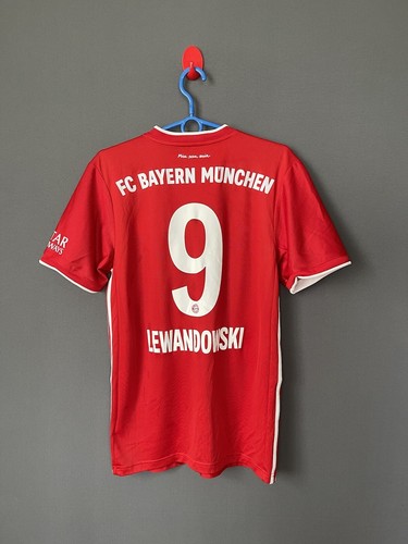 Lewandowski Bayern Munich Jersey Size S Mens Football Shirt