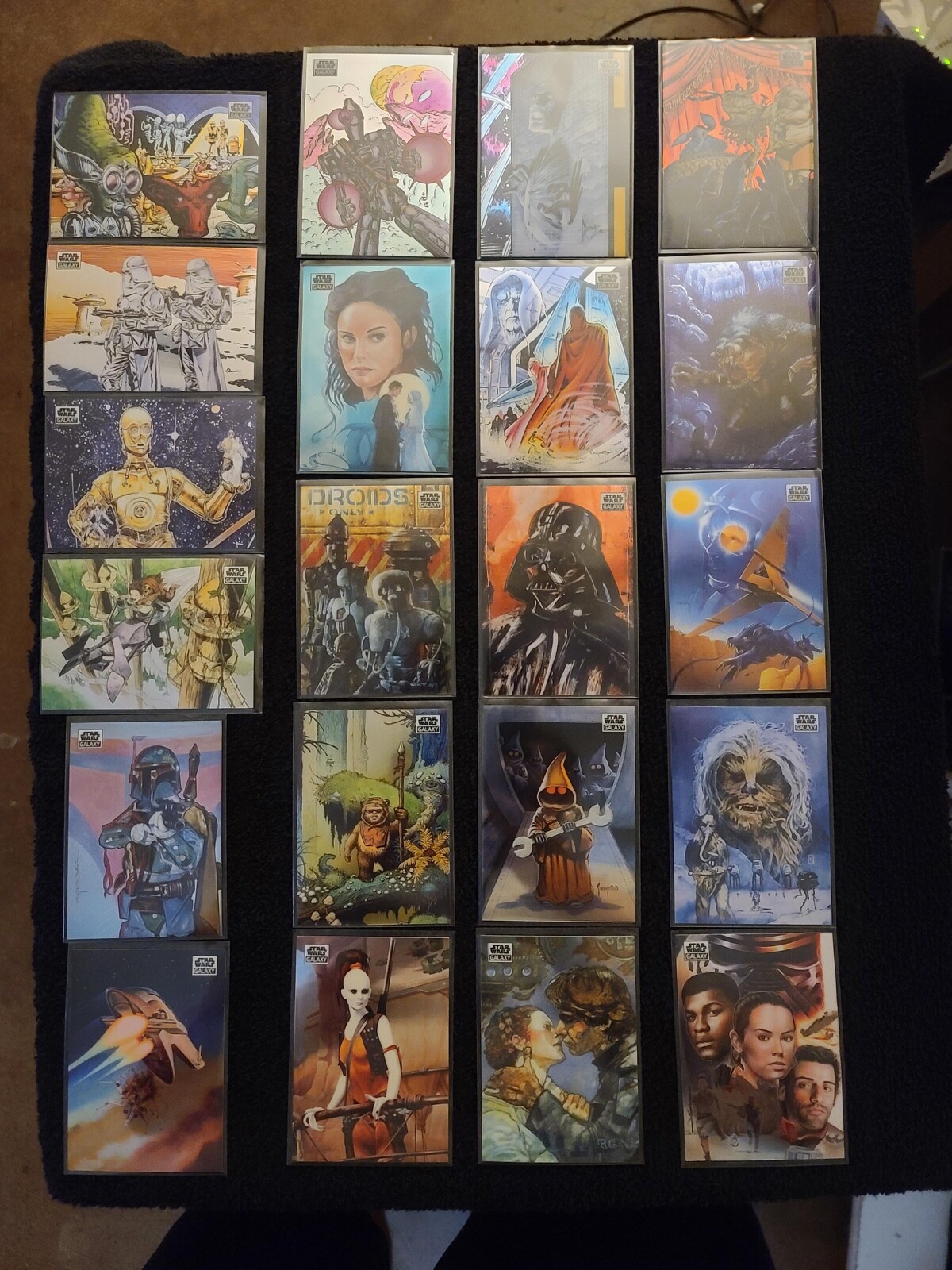 2021 Topps Chrome Star Wars Galaxy COMPLETE YOUR SET Base