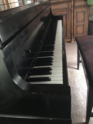Brambach baby grand piano black