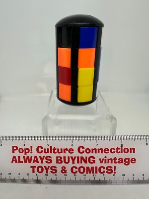 Vintage 1981 Rubiks Cylinder Puzzle Slide Barrel Game