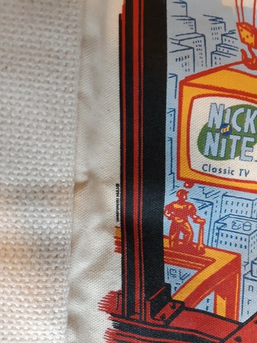 Nick at Nite TV Land Tote Canvas Bag 1994 Classic TV Promo Nickelodeon
